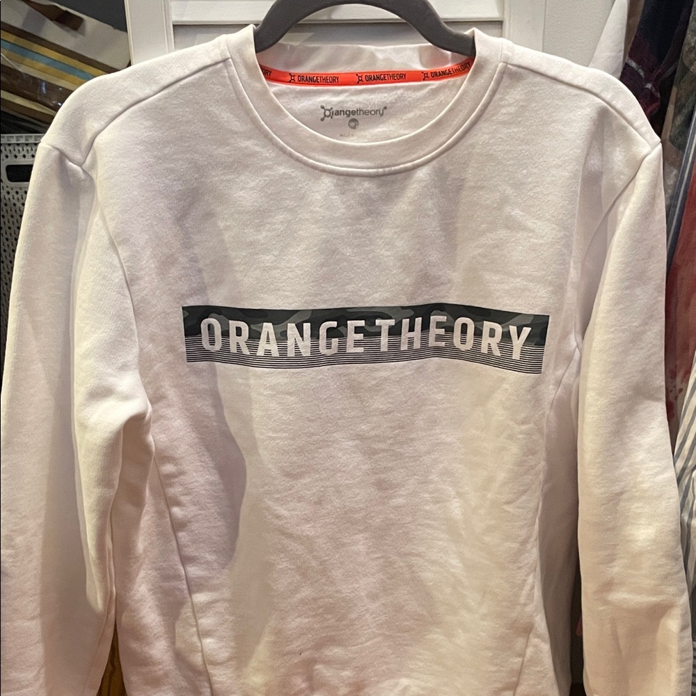 Orangetheory White Crewneck Sweatshirt